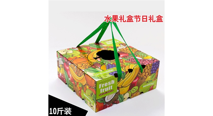 手提绳水果礼盒纸箱包装