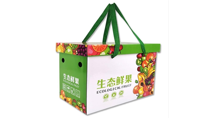 上下盖水果手提纸箱包装